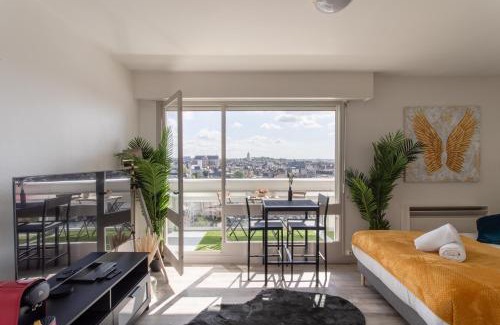 Bourg-l'Eveque Apartamento | Le Studio de l'Ange - Vue imprenable