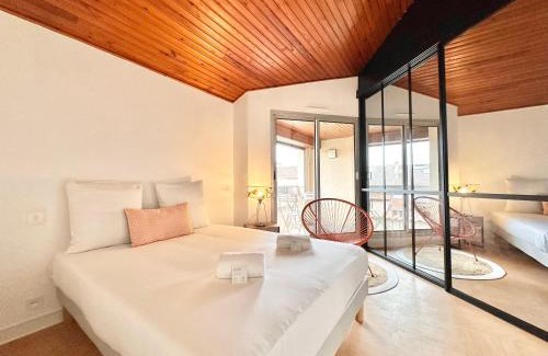 Mont-de-Marsan Apartamento | Le Terrazzo - Élégant - Centre - Balcon - Lumineux