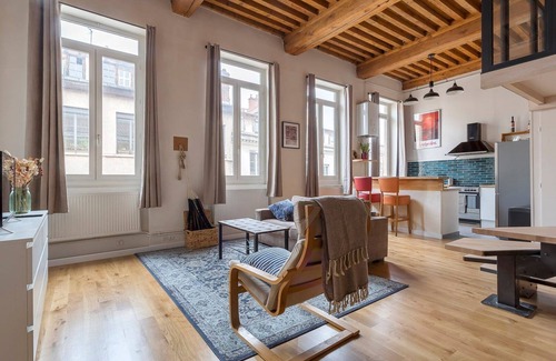 Grande Cote - Annonciade Apartamento | Le Tisserand - Superbe Canut pentes Croix Rousse