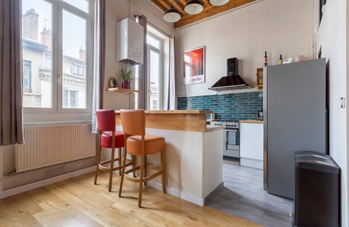 Grande Cote - Annonciade Apartamento | Le Tisserand - Superbe Canut pentes Croix Rousse