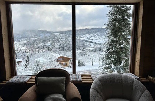 Ventron Chalet De Esquí | Le Vénérable, Chalet Rénové, vue Panoramique