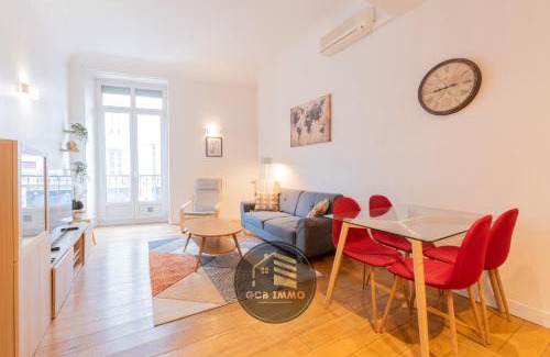 Grenoble City Centre Apartamento | Le Viallet - 3 chambres centre ville - Clim-proche gare