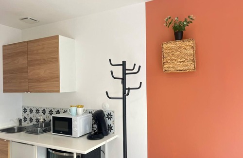Calais Apartamento | Le Vinci-Estudio-Habitación con desagüe