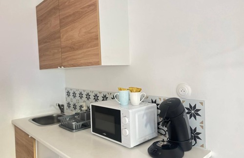 Calais Apartamento | Le Vinci-Estudio-Habitación con desagüe