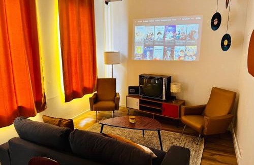 Boulogne-Centre Apartamento | Le Vintage 70's, 4 à 6 pers, centre-ville