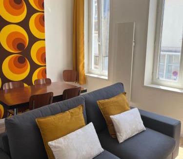 Boulogne-Centre Apartamento | Le Vintage 70's, 4 à 6 pers, centre-ville