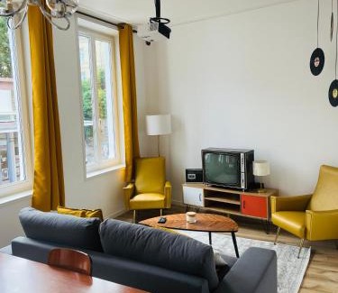 Boulogne-Centre Apartamento | Le Vintage 70's, 4 à 6 pers, centre-ville