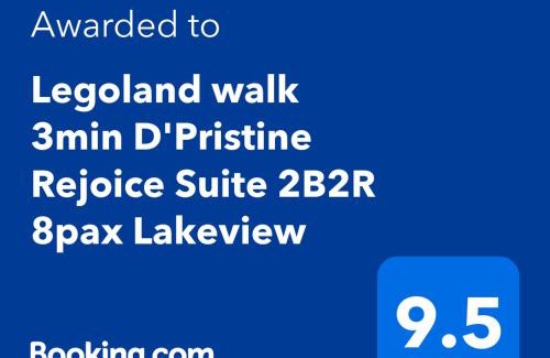 Medini Apartamento | Legoland walk 3min D'Pristine Rejoice Suite 2B2R 8pax Lakeview