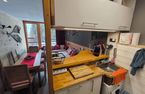 Arc-1800 Apartamento | Les Arcs 1800: 5/6 person apartment in 'LES LAUZIERES' residence