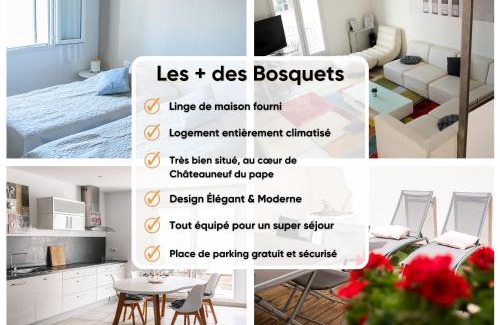 Chateauneuf-du-Pape Casa | Les Bosquet Charmante Maison 2 Chambres ,parking gratuit au Centre de Châteauneuf-du-Pape