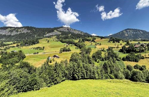 Flumet Apartamento | Les Chalets Des Evettes - Appartement vue montagnes dans une résidence avec piscine MAE-3104