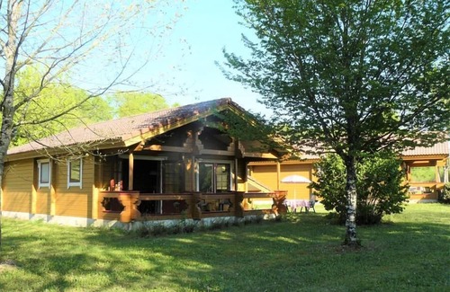 Mauroux Casa | Camping Chalets du Soleil - chalet Helsinki 4 piezas para 6 personas