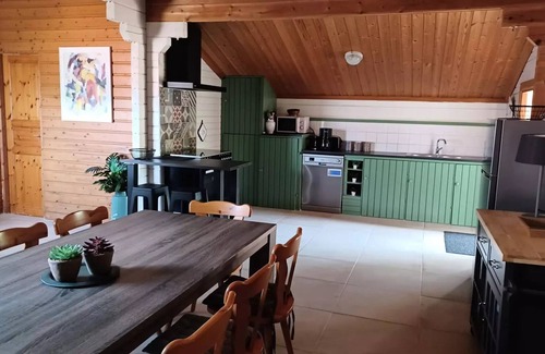 Serignac Casa | Les Chalets du Soleil Campsite - Chalet Lot 9 people