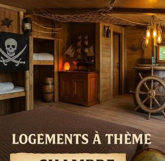 Sainte-Marie-la-Mer Casa | Les Chambres de Paulette Chambres à Thème Jack Sparrow
