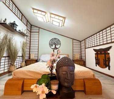 Sainte-Marie-la-Mer Casa | Les Chambres de Paulette a thème LA ZEN