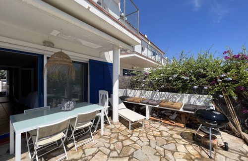 Mas Pinell Chalet De Esquí | Les Dunes 43 - 60m de la playa, piscina y jardín