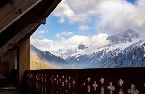 Les Houches Apartamento | Les Ecureuils -Rénové 100m2 - 8per - Skis aux Pieds - Vue sur la Montagne