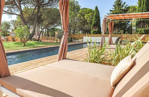 Malves-en-Minervois Cama Y Desayuno | Les Gîtes de Laure - L'Eden Romantique, Chambres Hôtes, Spa privé, Couloir de nage, Adults only
