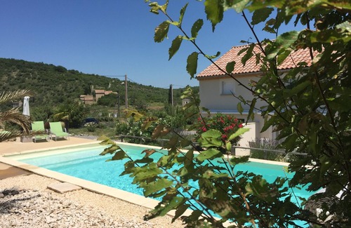Les Vans Cabaña | Les GiVans, 60m² casas rurales, piscina climatizada, vista panorámica