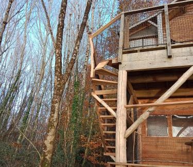 Saint-Brigitte Cabina | Les hébergements insolites de Quénécan