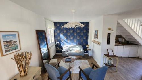 Saint-Leu Apartamento | Les Hortensias Roses Duplex