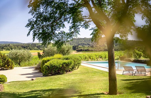 Saint-Restitut Chalet De Esquí | les Marcellines, character property with heated swimming pool and views