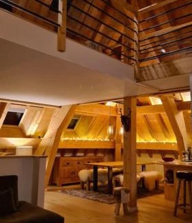 Monetier-les-Bains Apartamento | Les Suites du Monetier, alliant le charme et l'authenticité d'un chalet de prestige au cœur du village