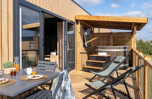 Plouhinec Cabaña | Les terrasses de Kersiny - 2 bedroom cottage with sea view and private SPA