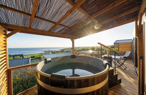 Plouhinec Cabaña | Les terrasses de Kersiny - 2 bedroom cottage with sea view and private SPA