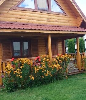 Mikolajki Cabina | Letniskowy domek z bala w Mikołajkach