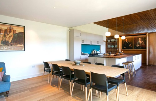 North Berwick Casa | Leuchie Walled Garden Luxury mid-Century holiday home that sleeps 12,