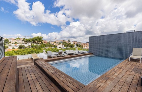 Sao Jose Apartamento | Liberdade Elegance W/Rooftop Pool by LovelyStay
