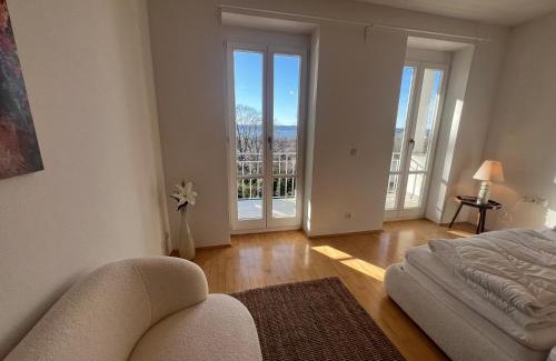 Herrsching am Ammersee Apartamento | LIBORIA I Villa mit Seeblick 10min vom See