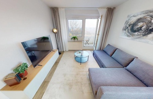Helbersdorf Apartamento | Lichterfülltes Apartment mit WLAN