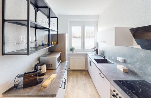 Helbersdorf Apartamento | Lichterfülltes Apartment mit WLAN