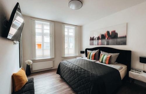 Rostock Apartamento | Lieblingsapartment No.10 mit 2 Schlafzimmern und eigener Terrasse