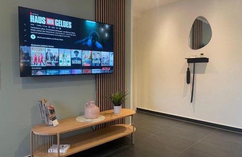 Wenden Apartamento | LIGHTPLACE Größere Gruppen 4 Einzelzimmer Boxspring Smart TV Biergarten Restaurant