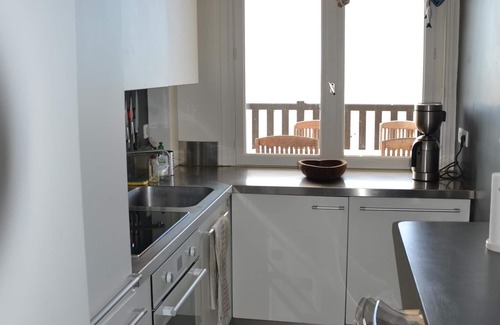 Blonville-sur-Mer Apartamento | Como en un bote, frente al mar, a 4 km de Deauville.