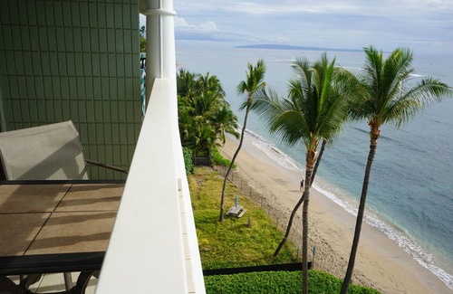 Historic Lahaina Front Street Apartamento | 603 acaba de abrir la mejor ubicación de Oceanside Studio en Lahaina Shores.