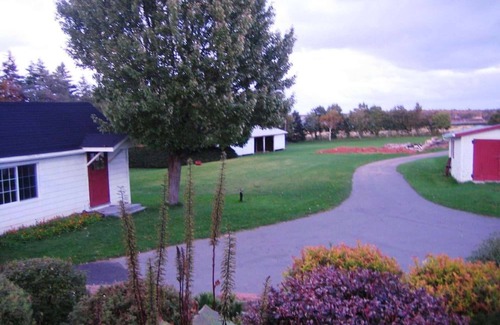 New London Casa | Linden Homestead: Modern Queen Bed B&B suite in Century Farm House