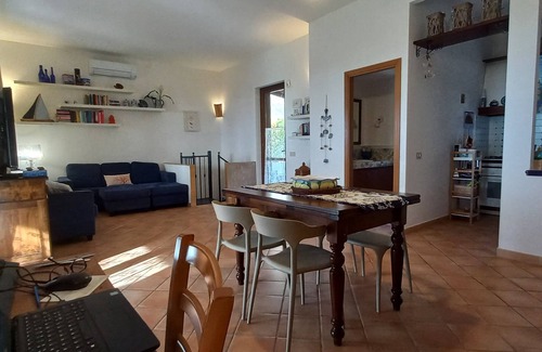 Cornino Cabaña | Villa Lisca Blu 4 + 2 pp a pie de Baia Cornino - Wi-Fi de bicicletas aparcamiento gratuito 2 baños