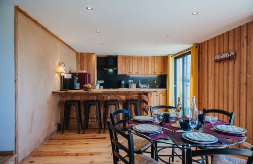 La Roche-des-Arnauds Cabaña | Gîte-Rural-Baño privado con bañera-Vista a la Montana