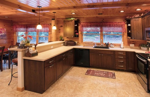 Tazewell Cabina | Little Sycamore Creek Landing - Vistas privadas de la cabaña frente al lago Norris