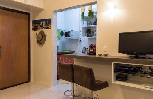 Ponta da Praia Apartamento | SALA MEDIA PENSIÓN 🏖 CANAL 6 - AIRE, WI-FI, TV POR CABLE, LAVADO Y SECADO Y GARAJE