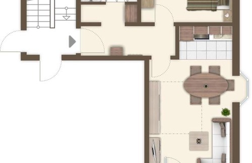 Wremen Apartamento | LM7-9 - Ferienwohnung Typ B Komfort