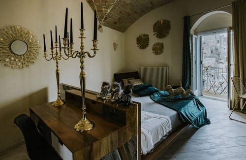 Sasso Caveoso Apartamento | Lo Scorcio suite con vista sui Sassi