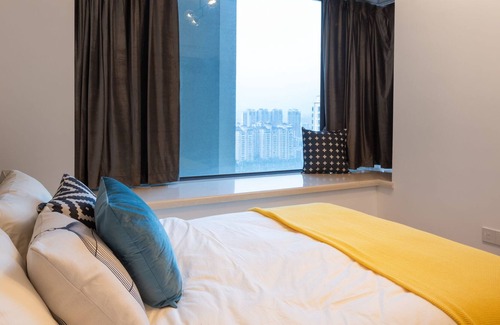 Xiangzhou District Apartamento | Locals Boutique Apartment Huafa Plaza 38