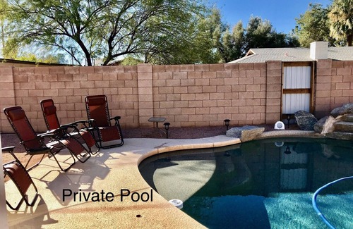 Peaceful Valley Casa | ¡¡UBICACIÓN!! Gran Old Town Scottsdale Inicio w / piscina privada - Cerca de Spring Training