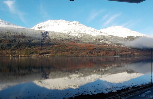 Arrochar Casa | Lochside Cottage con vistas panorámicas del lago Long y los Alpes Arrochar
