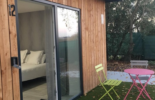 Bouchemaine Apartamento | Lodge-Baño con ducha-Vista al Jardín